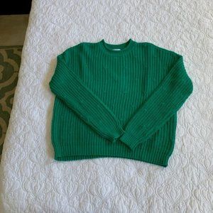 Long Sleeve Green Sweater
